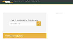 Desktop Screenshot of findmmagym.com